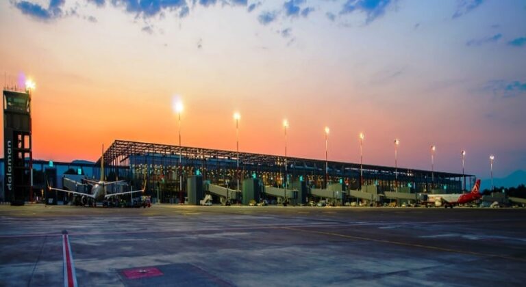 Dalaman Airport (DLM) near the Bozburun Peninsula, Marmaris, Turkey